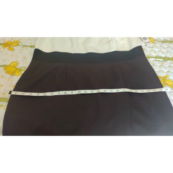 Nipon Boutique Women's 16W Colorblock Sleeveless Sheath Dress In Chocolate/White - Picture 15 of 15